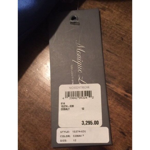 NWT GORGEOUS MONIQUE LHUILLIER COLLECTION STRUCTURED SLEEVELESS DRESS SIZE 12 - Picture 10 of 10